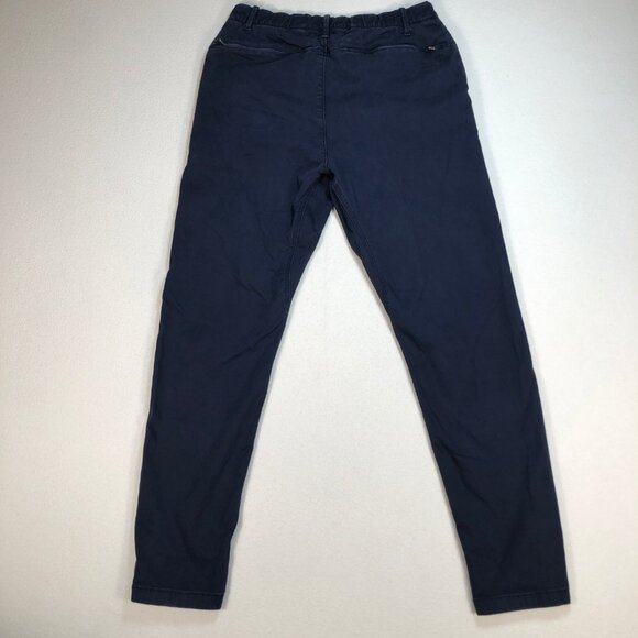 DU/ER Pants Men's‎ 30 (29x29) Navy T2X Athletic Taper Lightweight Stretch Travel - Picture 2 of 16